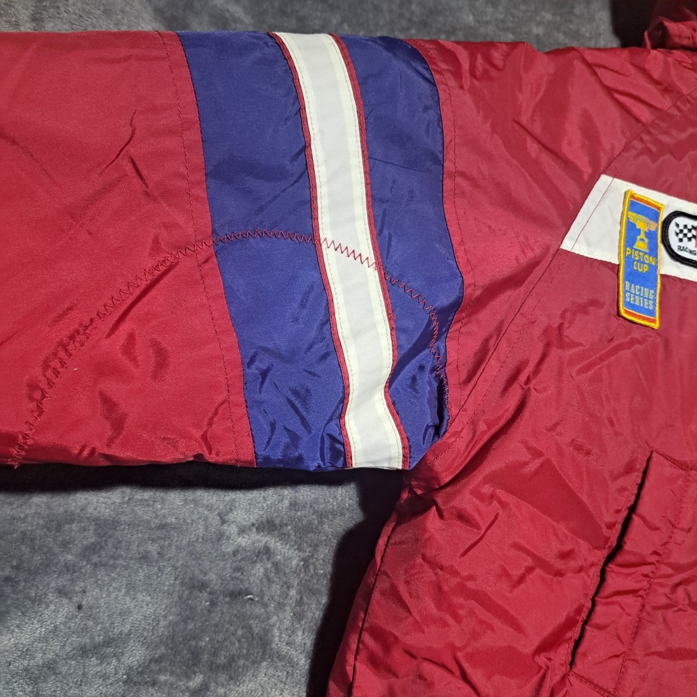Disney Store Cars Lightning McQueen Piston Cup Racing Jacket Red Boys M 7/8 Race - Picture 6 of 10